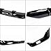 Ombialo 3pcs Rear Diffuser Compatible with Toyota Corolla 4-Door Sedan 2019-2023 Rear Bumper Diffuser Lip Valance Splitter Body Kit with Corner Winglet Bumper Splitter Extension PP Glossy Black