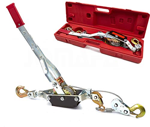 JOMAFA - CABESTRANTE POLIPASTO CON CARRACA CAPACIDAD 4000 KGS (4 TONELADAS) 3 metros