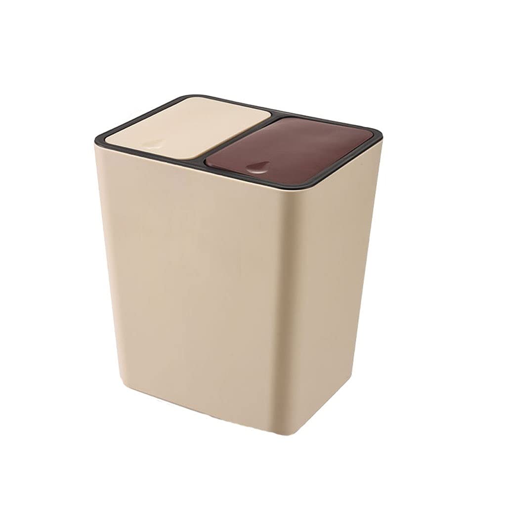 Recyclage de la cuisine avec la grande corbeille à déchets de forme rectangle