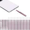 Kit de limpieza para puerto de carga de teléfono de 20 piezas, kit de limpieza para celular | Cepillos de nylon de doble cara anticlog, cepillos mini para puerto de carga, limpiador para teléfono, altavoz, receptor, tableta, cámara 2