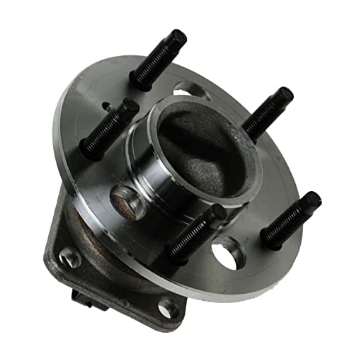 Image of TRQ 2 Piece Rear Wheel Bearing & Hub Assembly Set Compatible with 2000-2005 Buick Lesabre 2006-2011 Lucerne 1997-2005 Park Avenue 1991 Reatta 1991-1999 Riviera 1991-1992 Cadillac Allante DeVille DTS