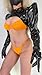 DooWay Fashion Fishbone Padded Shoulder Long Gloves Spike Bolero Coat with Gloves one Piece Shrug Crop Top