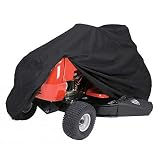 Cubierta Impermeable para Cortacésped, Cubierta Impermeable para Tractor De Jardín, Resistente a La Intemperie Al Aire Libre En El Motor De La Cortadora...