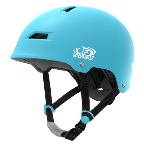 Findway 自転車 ヘルメット 子供 大人用 ヘルメット 自転車 スポーツヘルメット CPSC規格 ASTM規格 CE安全規格 軽量 通気性 2セット衝撃吸収ライナー 洗濯可能 保護用ヘルメット サイクリング 通学 スケートボード 運動 スケートボード 女の子 男の子 レーディズ メンズ