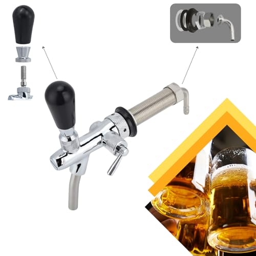 Robinet tireuse à bière G5/8 réglable avec compensateur de mousse - 6
