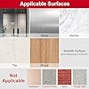 1x4 inch Hook and Loop Strips with Adhesive, Nylon Heavy Duty Hook and Loop Tape, Excellent Grip, Non-Adhesive, Interlocking Tape,for Sewing, Crafting,DIY,Wall Adhesive Strips - 18 Sets