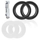 4 Stück Tankdichtungen für Geberit Dichtung, Dichtung, Schlauch für 816.418.00.1 818.109 240.282.00.1 890.615 Hubglocke Ø 63 x 32 mm Unterindikator Ø 68 x 46 mm Teile