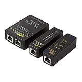 netzwerk kabeltester anleitung LogiLink Netzwerk Kabeltester mit PoE Finder, schwarz