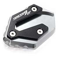 Plaque D'élargissement Pour Béquille Latérale Yamaha Tracer 9/7 GT - Couleurs Au Choix - Pour Sol Meuble, Herbe, Sable - 10