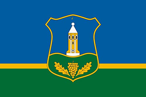 Drapeau Lesencefalu község grand format pour célébrer l'histoire