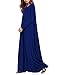 Kidsform Women's Casual Maxi Dress Long Sleeve Loose Kaftan Party Long Dresses with Pockets