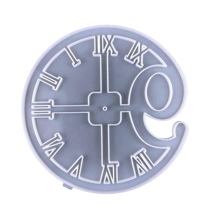 EnaMeena 1 Pack 12 Inch Resin Clock Silicone Mold for Epoxy Resin Casting Clock Making Mold DIY Resin Art Craft Supplies Wall Clock Design Personalized Gift Durable Reusable Mold