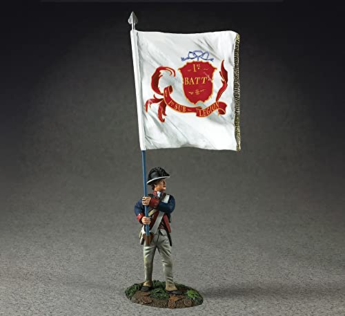 W. Britain Figura Metal Revolución Americana 16133 miniatura 2