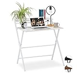 Büromöbel: Platzieren Sie diesen Computerschreibtisch im Home Office, Jugendzimmer uvm. - In Weiß