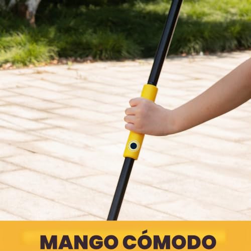 Miniatura 5 de Yocada Escoba De Maíz Resistente Para Interiores Y Exteriores, 60 Pulgadas De Alto, Patio, Garaje, Vestíbulo, Centro Comercial, Mercado, Suelo, Hogar, Oficina, Hojas, Piedra, Polvo,