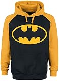 Batman Logo Männer Kapuzenpullover schwarz/gelb M