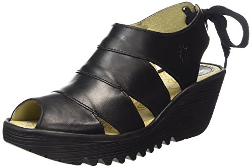 Mules Fly London Yown chaussures été femme sabots compensés