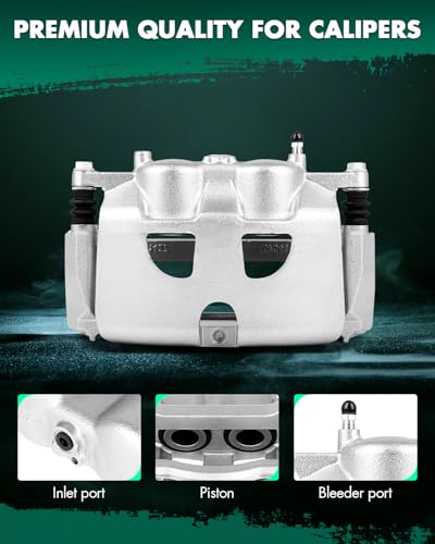 Image of SCITOO - Front Right Disc Brake Caliper Assembly w /Bracket For Ford For F-150 2012 2013 2014 2015 2016 2017 2018 2019 2020 18B5404