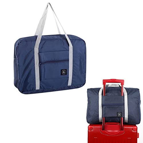 Faltbare Reisetasche,Reisetasche Handgepäck Flugzeug,Reisetasche Groß,wasserdichte Handgepäcktasche,Leichte Reisetasche für Damen Herren Sport,Fitness,Urlaub,48x32x16cm1 Stück Cover