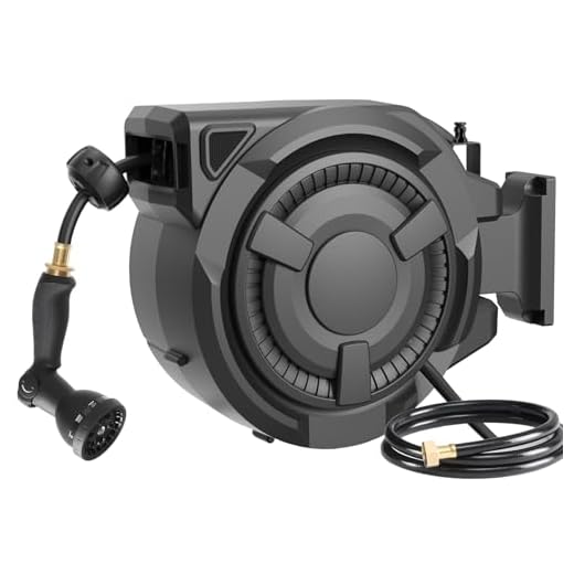 Best garden hose reel leakproof 180° Swivel Wall-Mounted Hose Reel