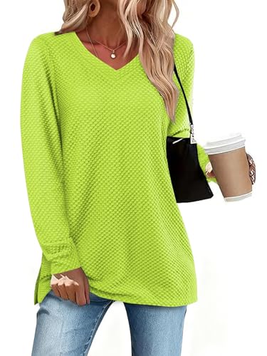Image of Bulotus Womens Turtleneck Sweaters Ribbed Knit Split Cowl Neck Tunic Sweaters