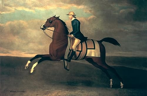 Imagen de lienzo el cazador dando un salto para un salón elegante y vivo