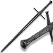 Honshu Practice Broadsword - Polypropylene Construction, Textured Handle, Mimics Real Broadsword, for Training - Length 43 1/2"