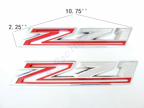 Insignias 3D Z71 cromadas de alta resistencia para sustitución en Silverado 1500 y HD 2