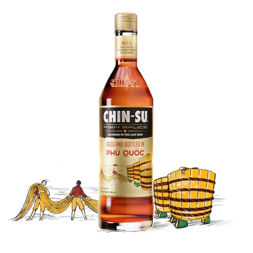 CHIN-SU Reserve – Premium Fish Sauce Aged in Phu Quoc, Sea-Salted Anchovies, Traditional Craft Method, Gluten Free, 23.7 fl oz (700ml)