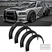DREAMOTOR 4PCS Universal Fender Flares, Wide Body Kit Flexible Fender Flares Wheel Body Kit for Cars Compatible with Dodge Charger Challenger Honda Civic Accord Toyota Corolla Camry VW Audi Acura TSX