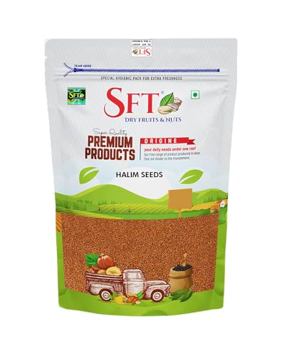 Image of SFT Premium Halim Seeds For Eating | 400g |Garden Cress Aliv Seeds | Hygienically Packed | Raw and Natural | Halim SeedI Used in Cooking, Baking, Smoothies and Other Beverages and Hair Growth