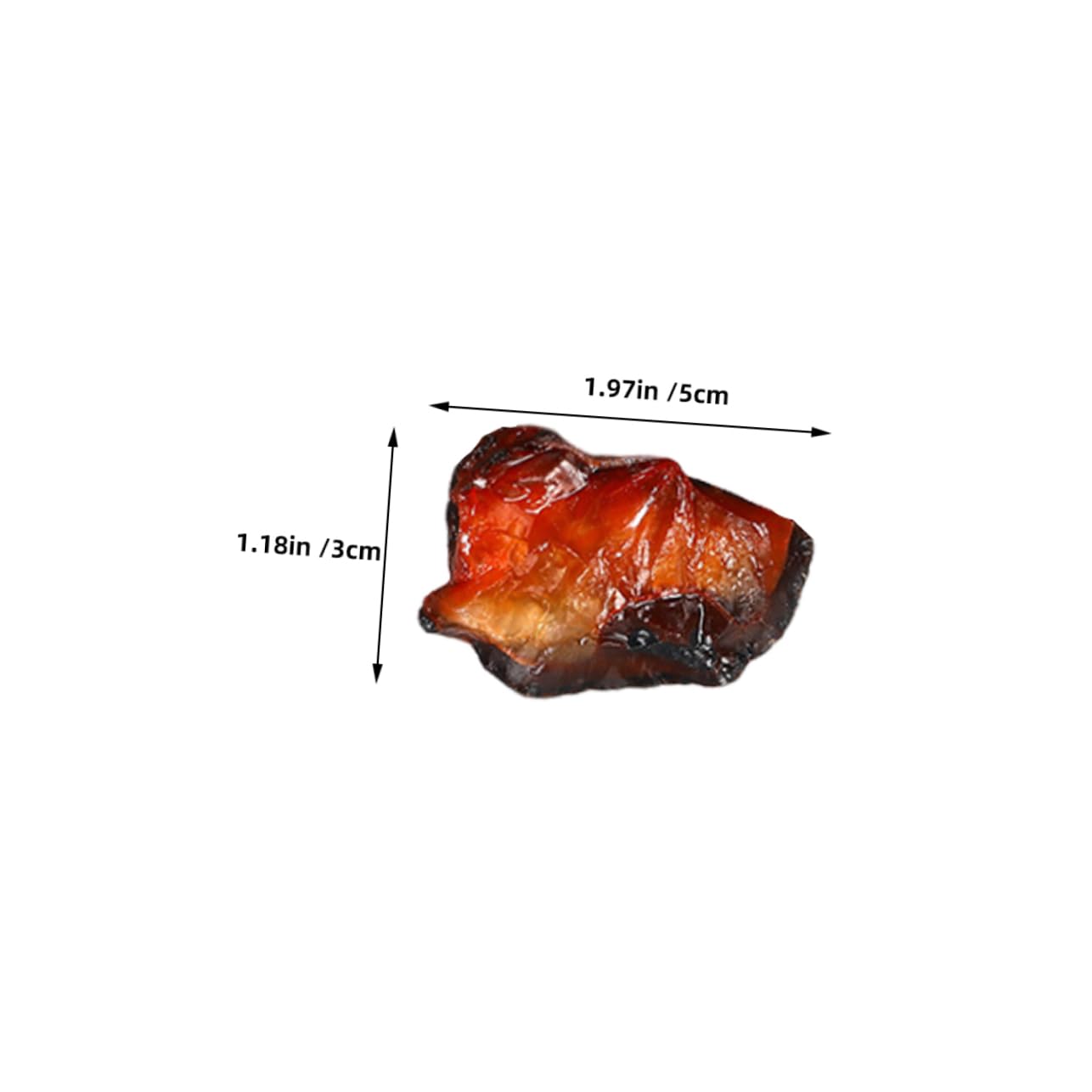 Anneome Beautiful Red Agate Blocks Raw Agate Specimen Block for Diffuser Home Decor