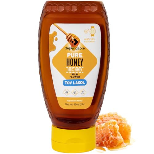 Honey Raw Dependable Food 16 oz botella exprimible