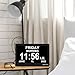 TROCOTN Dementia Clocks, Large Display Calendar Alarm Clock with Auto DST for Seniors, 5 Display Modes Large Font Digital Clock with Custom Alarms Day Date Clocks. (10 Inch Black)