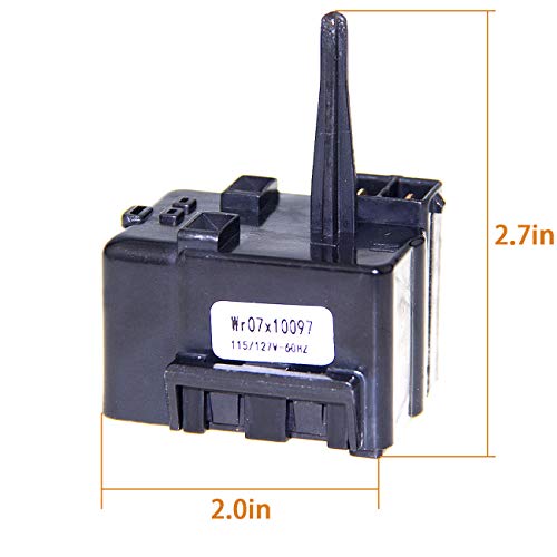 Refrigerator Compressor Relay And Overload Assembly Starter Wr07X10097 For General Electric Ge 1265640 Ap4300623 … #TOP6