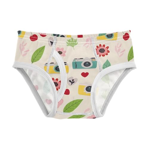 Summer Cmera Plant Flowers Floral Toddler Boy's Underwear 2T 2302216