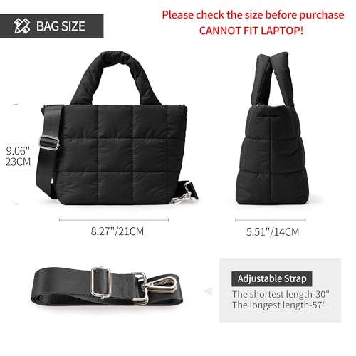 Bolso bandolera acolchado pequeño para mujer miniatura 5