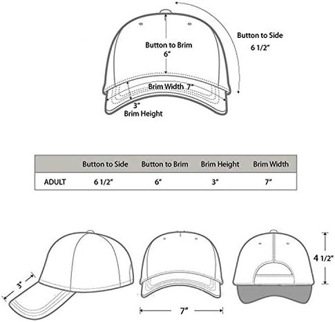 Gelante Adult Plain Baseball Cap Hat Classic Adjustable Size for All Seasons