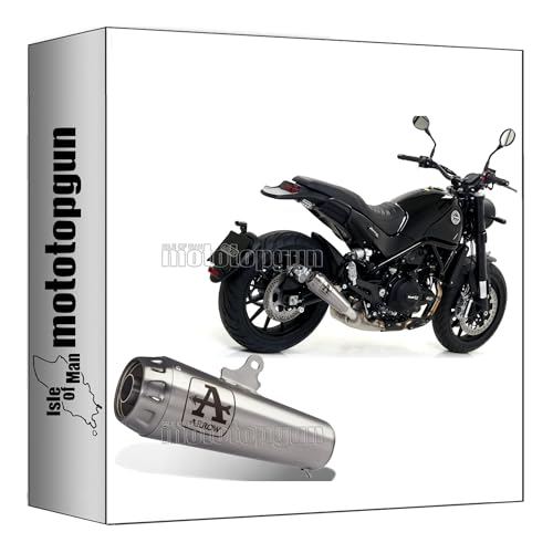 Ligne de silencieux Arrow 71879PRI Pro-Race nichrom premium pour Benelli Leoncino 500