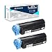 Produktbild LCL Kompatibel Tonerkartusche 44992402 MB401 MB451W MB441 High Yield (2Schwarz) Ersatz für Oki B401 B401D B401DN MB441 MB451 MB451DN MB451DNW