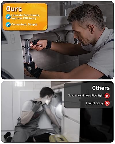 Victoper Led Flashlight Gloves, Birthday Gifts From Daughter Son Wife, Gifts For Men Him Dad Boyfriend, Fathers Day Birthday Gifts For Dad Mechanic Tool Gadgets Unique Stuff Fishing Hunting Camping #TOP2