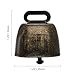 Coloch 20 Pack Grazing Copper Cow Bells, Metal Farm Animal Anti Lost Bells Loud Bronze Bell Small Brass Calling Bells for Grazing Cattle, Horses, Sheep