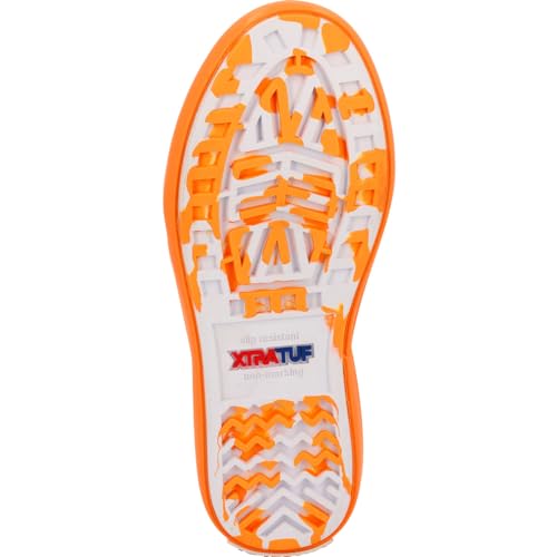 Xtratuf Little Kids Ankle Deck Boot, Neon Orange, Size 7(M)2