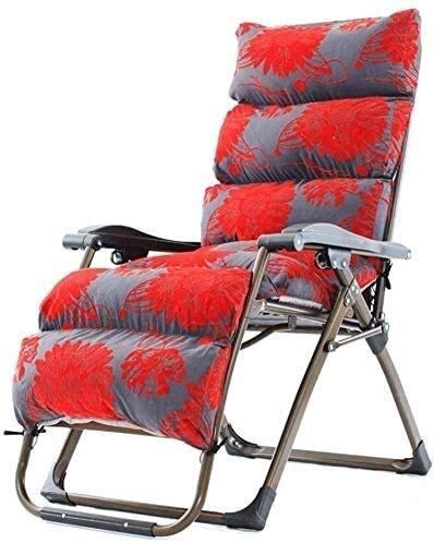 Chaise à Bascule de Jardin inclinable rouge pour vos moments de détente sur la terrasse