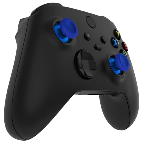 Image of eXtremeRate Thumbsticks for Xbox Series X|S, 4PCS Replacement Joysticks Repair Kit for Xbox Wireless Controller, Custom Accessories Analog Stick for Xbox One S /X /Elite Controller - Clear Blue