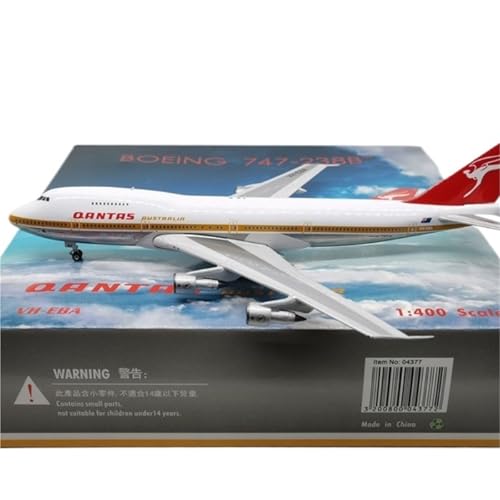 Miniatura de avión Qantas B747-200 perfecto regalo para coleccionistas