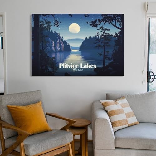 Affiche Toile Plitvice Lakes pour raviver un salon ou une chambre - 6