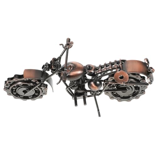 Moto vintage marron pour sublimer la décoration de votre bureau
