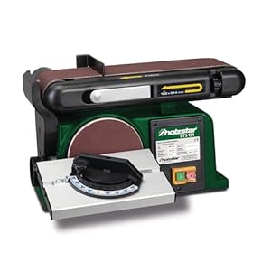 Holzstar Band- en schijfschuurmachine BTS151 (voor zacht hout/hardhout, compacte machinebehuizing, met geïntegreerde afzuigstukken, slijpmachine) 7521105