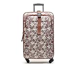 MISAKO BINILUS Maleta Grande - Maleta de Viaje - 46X77X26 CM - Rosa Palo - Semirrígida